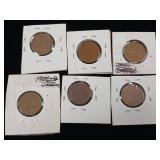 Lot of 10 Wheat Pennies mixed years in protective sleeves  Made in USA  Tax Exempt