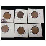 Lot of 10 Wheat Pennies mixed years in protective sleeves  Made in USA  Tax Exempt