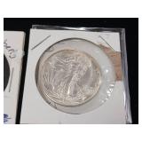 Amazing Bright : Uncirculated 1946 and 1942  90% Silver Walking Liberty Half Dollars - 2 Coins Total  One Dollar Face Value  Tax Exempt Constitutional Currency