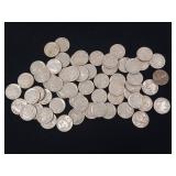 60 Total Coins : Indian Buffalo Head Nickels  Years from 1913 to 1938 - $3 Dollar Face Value  Tax Exempt