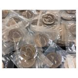 40 Uncirculated Nickels in Protective Plastic  Mixed Years - $2 Face Value