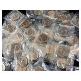 40 Uncirculated Nickels in Protective Plastic  Mixed Years - $2 Face Value