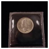 90% Silver Mercury Dimes - 2 Coins Total  Pristine Condition  Tax Exempt Constitutional Currency  Mixed Years