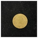 1797 Spade guinea gaming token inscribed "IN MEMORY OF THE GOOD OLD DAYS"