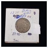 1838  EF 40 Very Nice Buffalo Head Nickel  Fine Detail  Rare Find  Tax Exempt