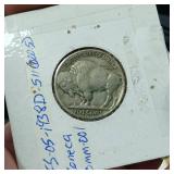1838  EF 40 Very Nice Buffalo Head Nickel  Fine Detail  Rare Find  Tax Exempt