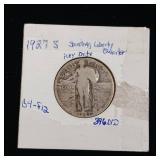 1927S Standing Liberty Quarter  Key Date - Tax Exempt Constitutional Currency