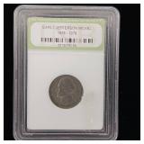 International Numismatic Bureau  Early Jefferson Nickel in case  1939 excellent condition  Tax Exempt Constitutional Currency