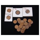 Large Lot of misc. Years  Wheat Pennies between 1909 and 1958  Tax Exempt Constitutional Currency