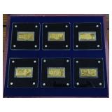 Certificate of Authenticity  Americas History of Gold  .999% Pure Gold Ingot Collection  each bar weighs 1/200 ounce  issued in 2022