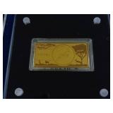 Certificate of Authenticity  Americas History of Gold  .999% Pure Gold Ingot Collection  each bar weighs 1/200 ounce  issued in 2022