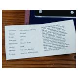 Certificate of Authenticity  Americas History of Gold  .999% Pure Gold Ingot Collection  each bar weighs 1/200 ounce  issued in 2022