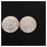 90% Silver Washington Pre-1965 Quarters - 2 Coins from 1964   1 Dollar Face Value  Tax Exempt Constitutional Currency