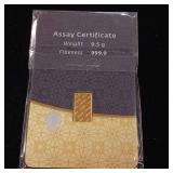 IGR Gold Bar  Fine Gold .999% - .5 grams