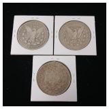 Morgan Silver Dollars  90% Silver Years  1901-O  1884-O - 1896-O - TAX EXEMPT