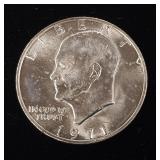 Brilliant Uncirculated 1971 Eisenhower 40% Silver Dollar  Tax Exempt