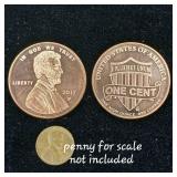 Copper 1 ounce Bullion minted 2017  2 Total Coins one ounce each  Lincoln and Lincoln  Taxable