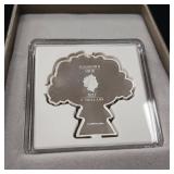 Thomas Jefferson 1 OZ Pure .999% Silver Chibi Coin  Tax Exempt  In Original packaging 2022