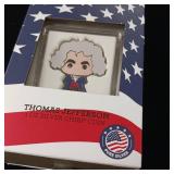Thomas Jefferson 1 OZ Pure .999% Silver Chibi Coin  Tax Exempt  In Original packaging 2022