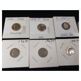 Large lot of uncirculated Roosevelt Dimes  One is Gem Proof  Tax Exempt