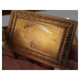 Large Lot of .9999999 Gold Paper Currency with Certificate -  Florida Gold Back -Entire set of Teenage Mutant Ninja Turtles and More!  See pics  Tax Exempt