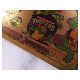 Large Lot of .9999999 Gold Paper Currency with Certificate -  Florida Gold Back -Entire set of Teenage Mutant Ninja Turtles and More!  See pics  Tax Exempt