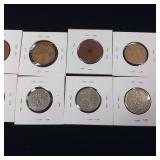 Large Mixed Lot of Foreign Coins  See Pics! - Very Old, some silver  tax exempt