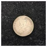 Silver .925 Australian 1935 Silver Shilling  Ovoid Cud  Tax Exempt