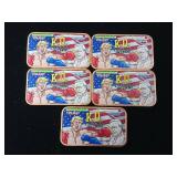 5 Bars total - 1 oz Colorized Trump Biden Copper Bar KO TRUMP WINS Boxing. Awesome Bars!!