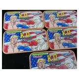 5 Bars total - 1 oz Colorized Trump Biden Copper Bar KO TRUMP WINS Boxing. Awesome Bars!!