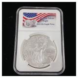 2025 BU Eagle Privy  American Eagle One Ounce Silver Proof Coin  US Mint  Pristine  Tax Exempt  In original box