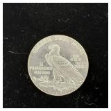 ¼ Troy ounce silver Coin  Tax exempt  Indian head motif