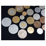 31 coins! Large Mixed Lot of Foreign Coins  See Pics!  tax exempt