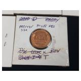 Large Lot of mixed years Lincoln Wheat Pennies  including 1955 Proof quality  11 coins total  tax exempt