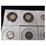 1959 (different mint marks) 90% Silver Dimes - 20 Coins Total  2 Dollars Face Value  Tax Exempt Constitutional Currency  all are 1959 bright and shiny