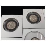 1959 (different mint marks) 90% Silver Dimes - 20 Coins Total  2 Dollars Face Value  Tax Exempt Constitutional Currency  all are 1959 bright and shiny