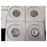 1959 (different mint marks) 90% Silver Dimes - 20 Coins Total  2 Dollars Face Value  Tax Exempt Constitutional Currency  all are 1959 bright and shiny