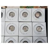 Many 1959 and a few mixed years 90% Silver Dimes - 20 Coins Total  2 Dollars Face Value  Tax Exempt Constitutional Currency