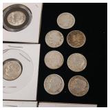 Lot of 14 90% Silver Roosevelt Dimes  Mixed Years  Some Uncirculated  Tax Exempt  14 coins total