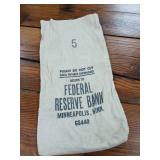 8 x 17 Inch canvas money bag  to put all your winnings in!  Federal Reserve Bank #5