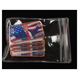 5 Bars total - 1 oz Colorized Trump Biden Copper Bar KO TRUMP WINS Boxing. Awesome Bars!!