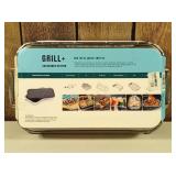 Char-Broil Deep Dish and Cutting Board Stainless Steel Heat-Resistant Grill Topper