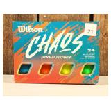 Wilson Chaos Golf Balls - 24pc