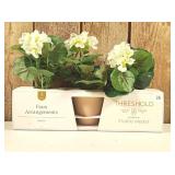 Threshold - Set of 3 Faux Arrangements Geranium