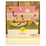 Round Kiddie Pool - Yellow/Pink/Navy - Sun Squad™