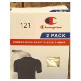 Champion Medium Youth 2pk Compression T-Shirt