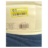 Full/Queen Corduroy Plaid Comforter Navy Blue - Room Essentials