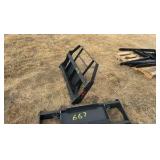 Mini Skid Steer Pallet Fork Frame	Landhonor	2025	Unused	MPF-11-2000G