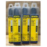 Irwin Silver and Deming Drill Bit lot of 4
