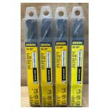 Irwin Silver and Deming Drill Bit lot of 4